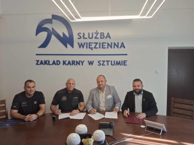 Podpisanie umowy o współpracy pomiędzy Zakładem Karnym a Gminą Stary Targ!